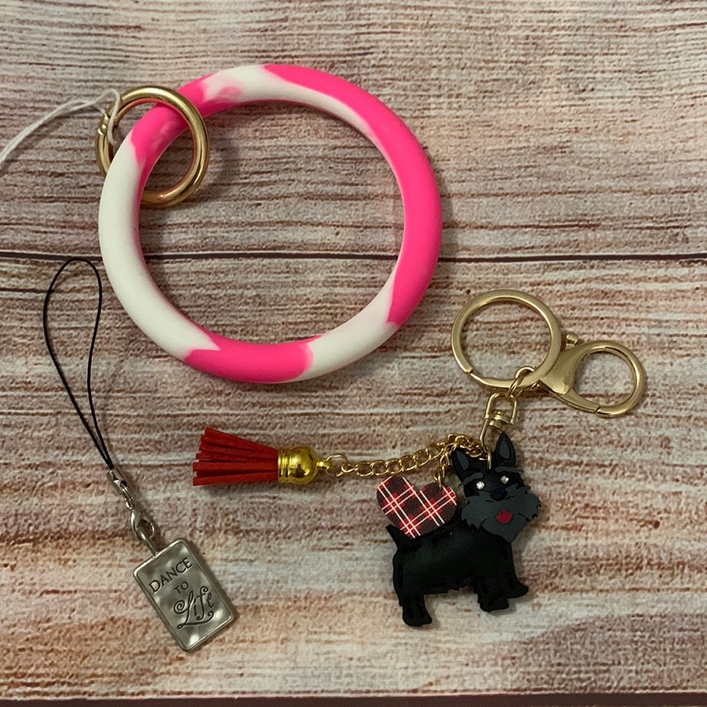 Scottish terrier keychain and others